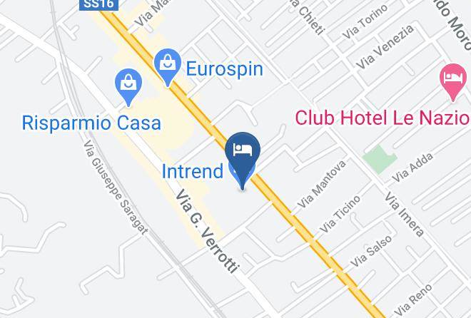 Pescara - Baden Baden Relais & Beauty Farm Maps