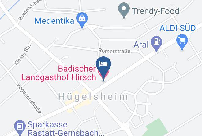 Rastatt - Badischer Landgasthof Hirsch Maps