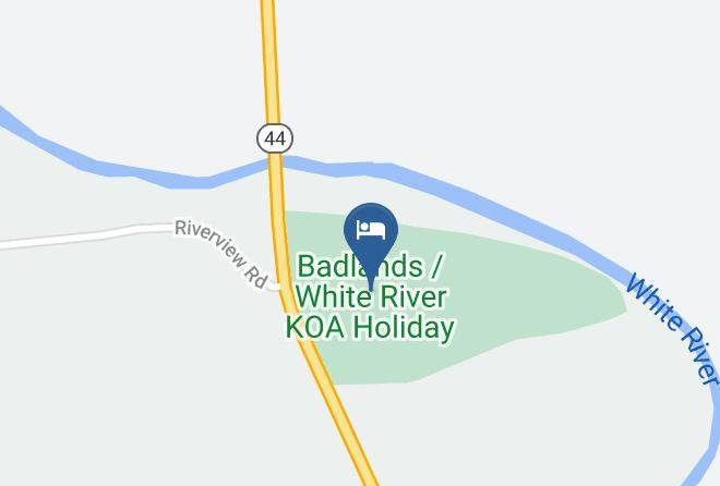 Jackson - Badlands White River Koa Holiday Maps