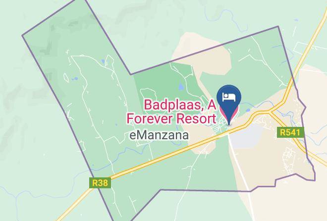 Albert Luthuli - Badplaas A Forever Resort Maps