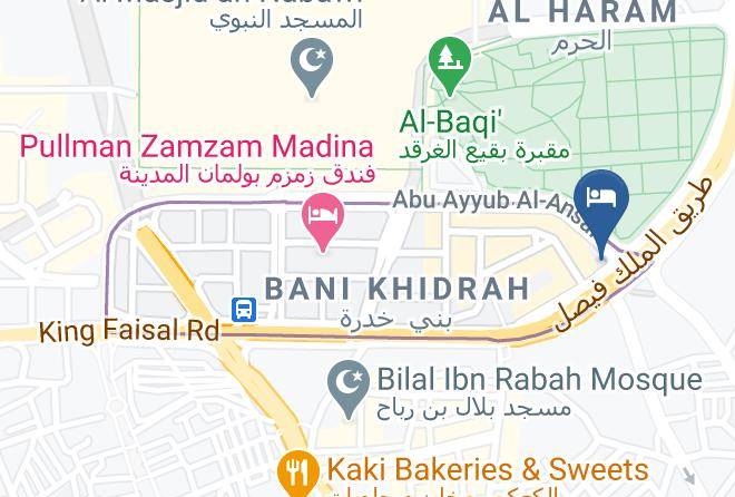 Medina - Badr Al Madinah Hotel Maps