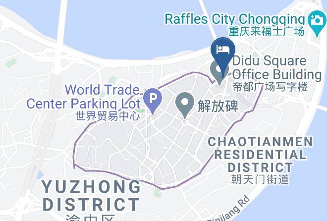 Yuzhong District - Badu Business Hotel Maps