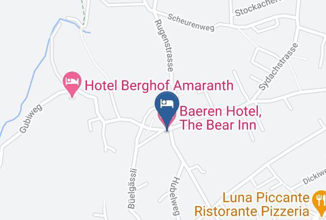 Interlaken Oberhasli - Baeren Hotel The Bear Inn Maps