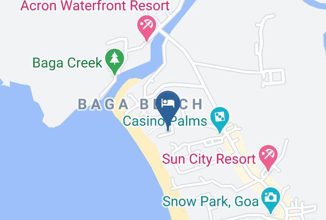 Bardez - Baga Beach Lagoon Maps
