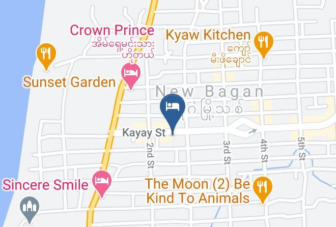 Nyaung U - Bagan Central Hotel Maps