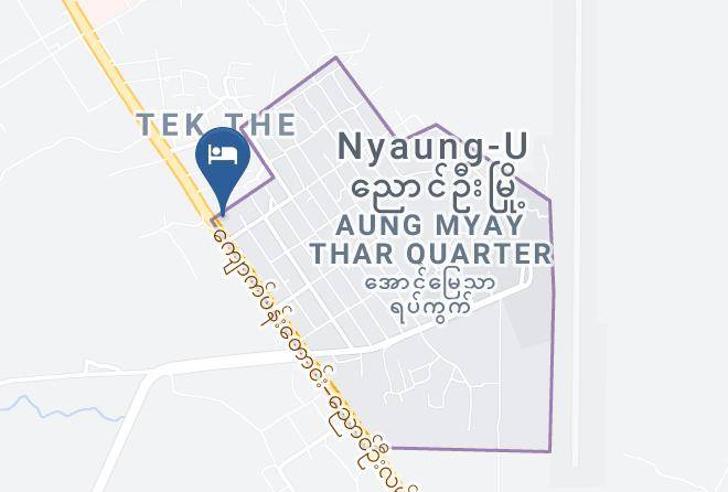 Nyaung U - Bagan Sense Hotel Maps