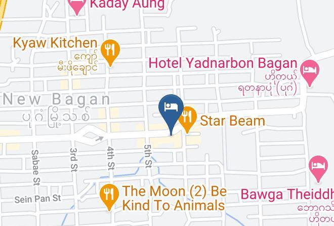 Nyaung U - Bagan Shwe See Sein Hotel Maps