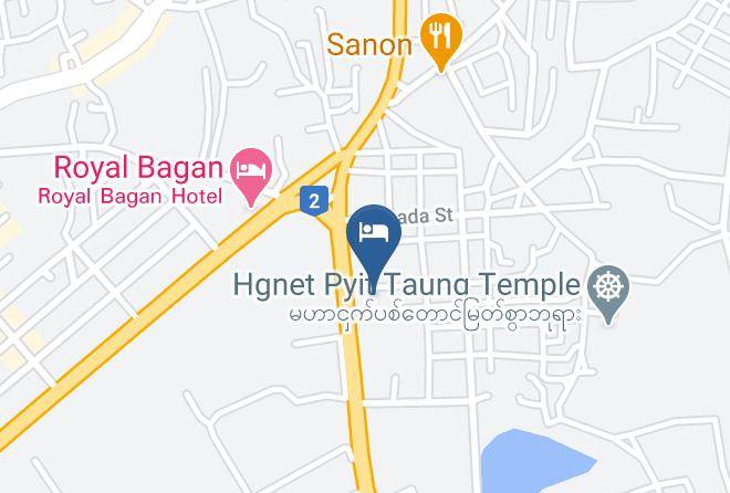 Nyaung U - Bagan Star Hotel Maps