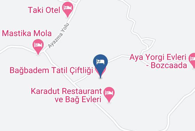 Bozcaada - Bagbadem Tatil Ciftligi Maps