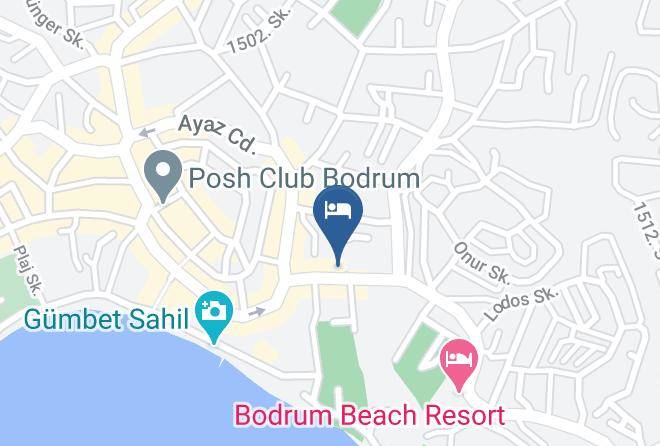 Bodrum - Hotel Bag Evleri Maps