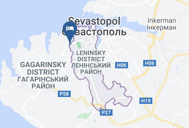 Sebastopol - Bagira Gostevoy Dom Sevastopol Maps