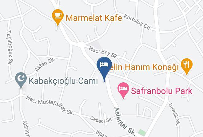 Safranbolu - Baglar Konak Maps