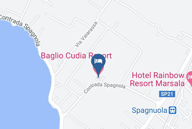 Trapani - Baglio Cudia Resort Maps