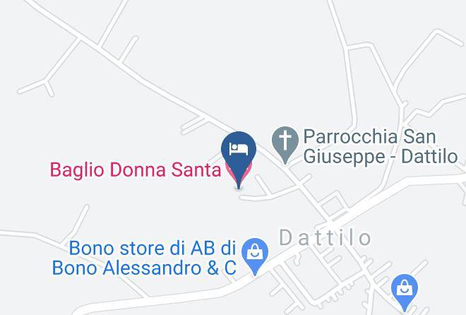 Trapani - Baglio Donna Santa Maps