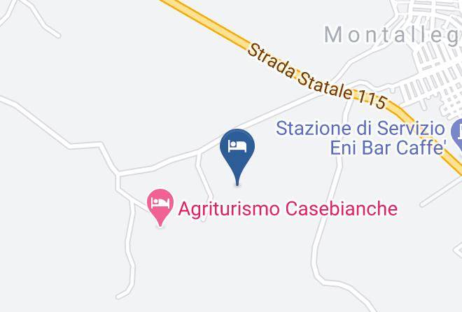 Agrigento - Baglio Quadrone Vacanza Biologica Maps