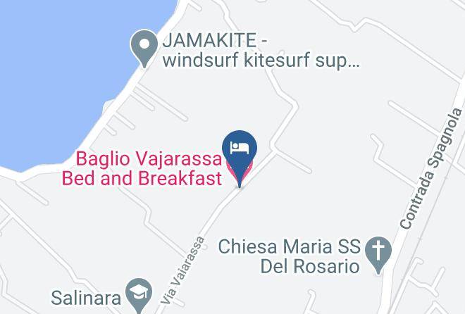 Trapani - Baglio Vajarassa Bed And Breakfast Maps