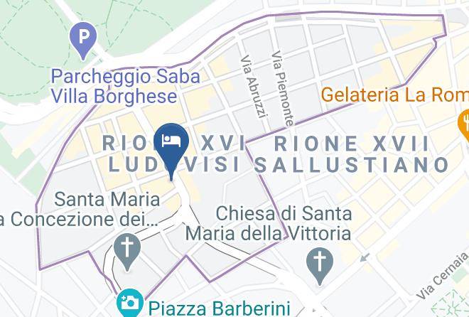Rome - Baglioni Hotel Regina Maps