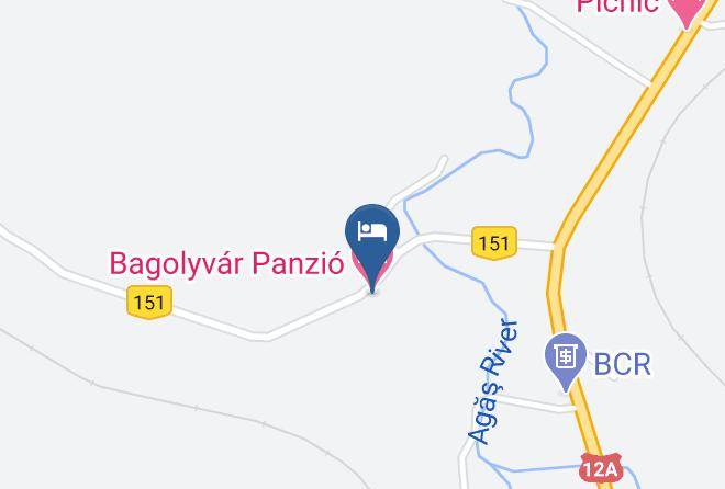 Lunca De Sus - Bagolyvar Panzio Maps
