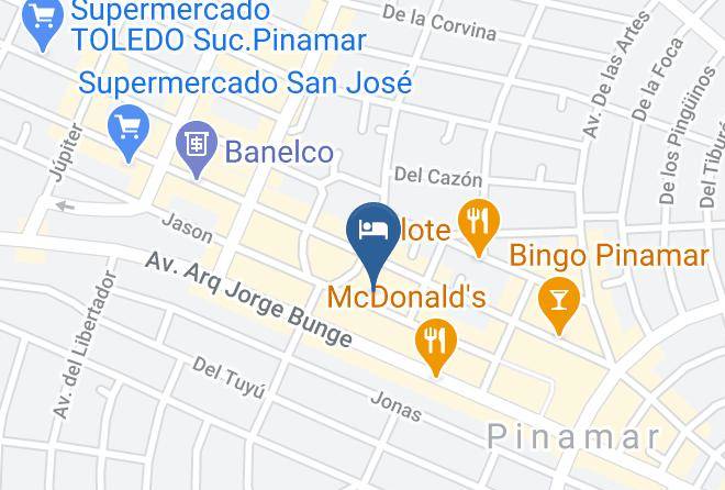 Pinamar - Bagu Hotel & Spa Maps