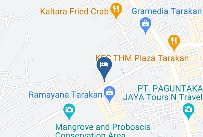 Bahagia Hotel Tarakan Map