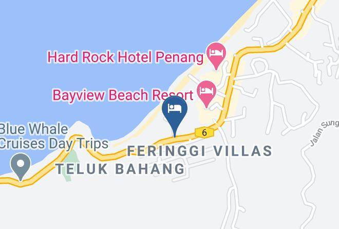 Batu Ferringhi - Bahang Bay Hotel Maps