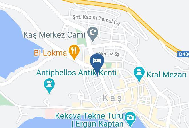 Kas - Bahar Pansiyon Kas Maps