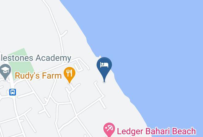 Kinondoni - Bahari Beach Castle Lodge Maps