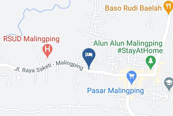 Bahari Hotel Malingping Map