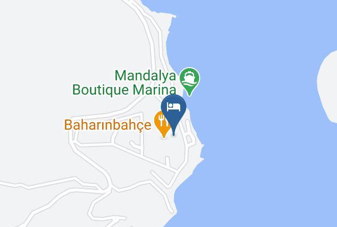 Mugla - Baharinbahce Otel Restaurant Maps