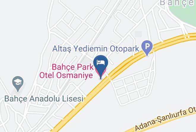 Bahce - Bahce Park Otel Osmaniye Maps
