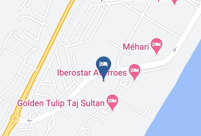 Tunisia - Bahia Beach Hotel Hammamet Maps