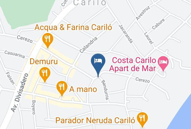 Pinamar - Bahia Cerezo Maps
