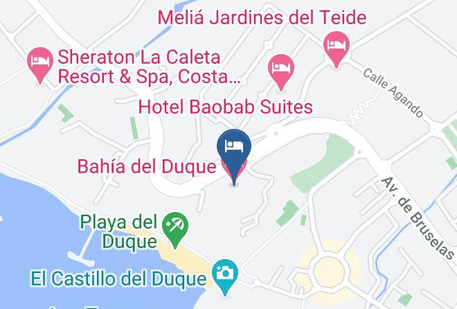 Santa Cruz De Tenerife - Bahia Del Duque Maps