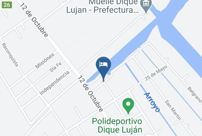 Dique Lujan - Bahia Esmeralda Cabanas Maps