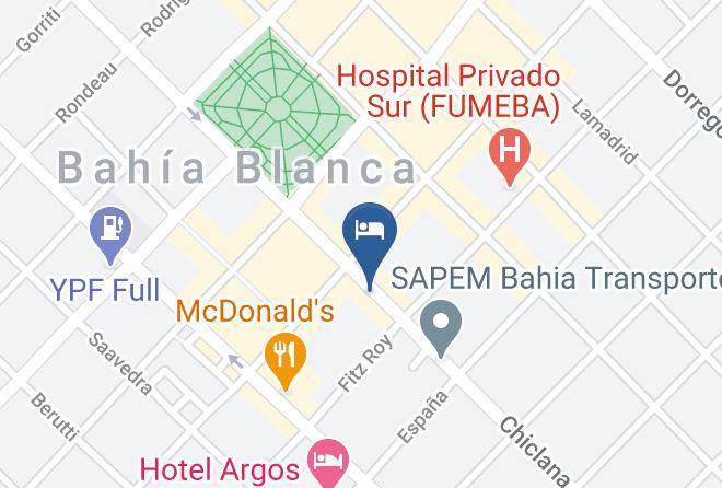 Bahia Blanca - Bahia Hotel Maps