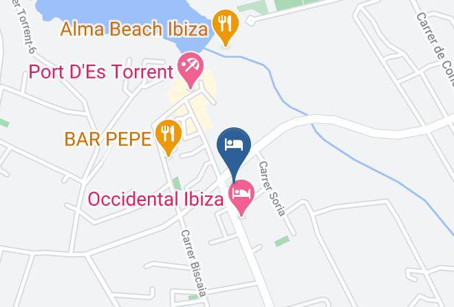 Baleares - Restaurante Bahia Playa Maps
