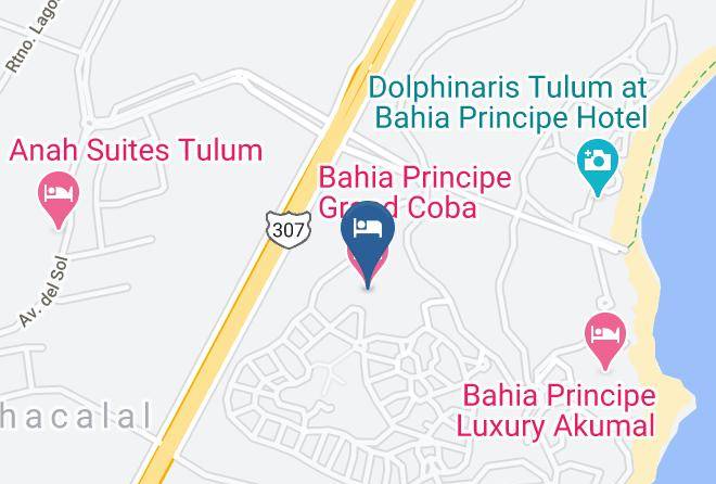 Tulum - Bahia Principe Grand Coba Maps
