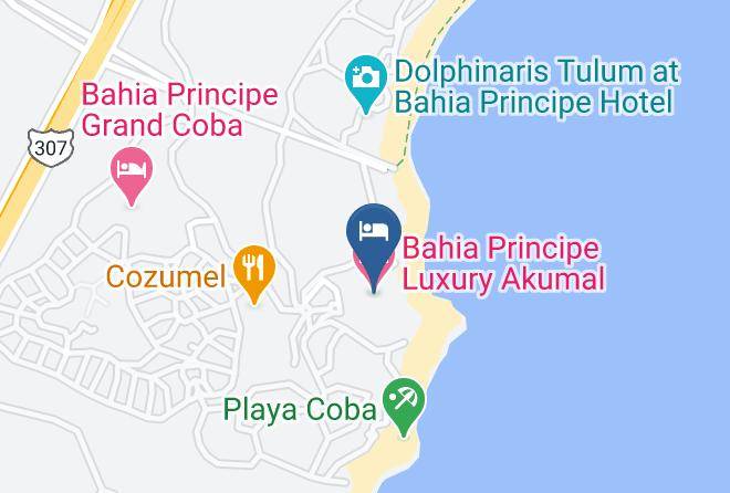 Tulum - Bahia Principe Luxury Akumal Maps