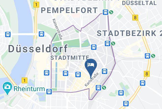 Dusseldorf - Bahn Hotel Maps