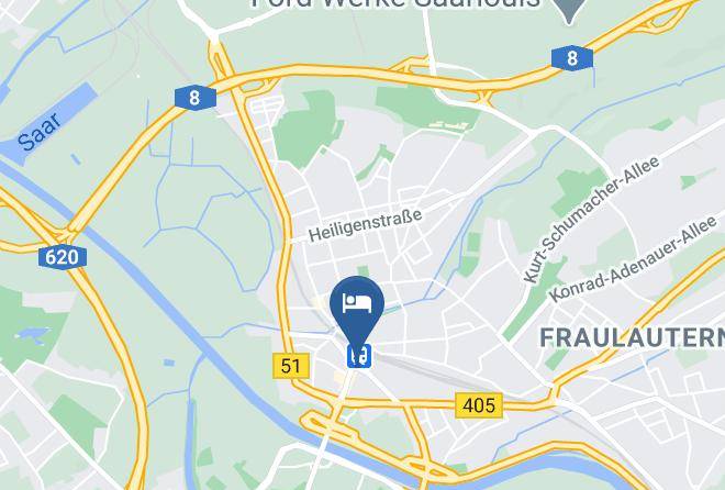 Saarlouis - Bahnhof Hotel Saarlouis Maps