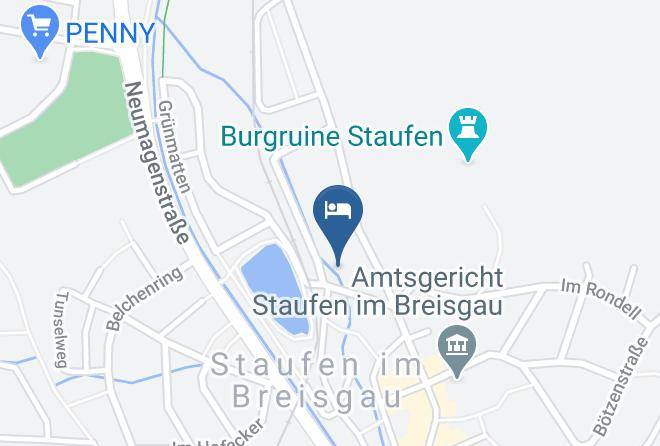 Breisgau Hochschwarzwald - Bahnhofle Staufen Maps