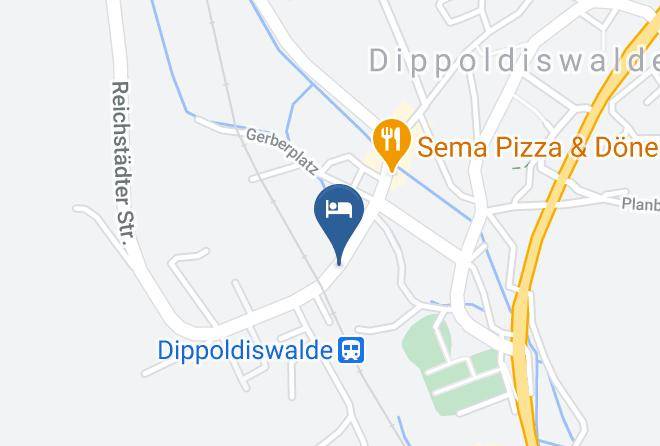 Sachsische Schweiz Osterzgebirge - Bahnhotel Dippoldiswalde Maps