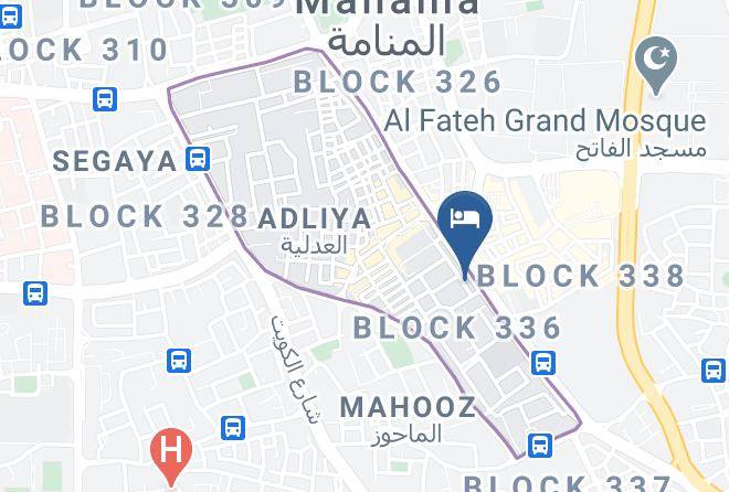 Manama - Bahrain Carlton Hotel Maps