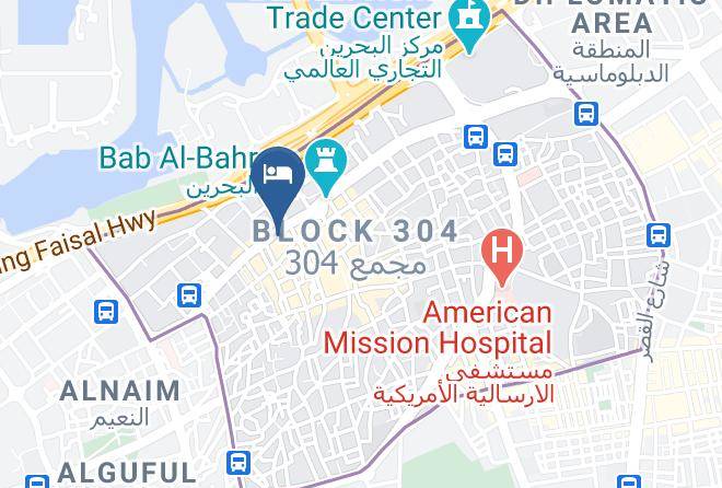 Manama - Bahrain International Hotel Maps