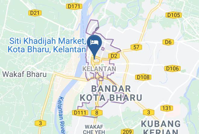 Kota Bharu - Bahru Hotel Maps