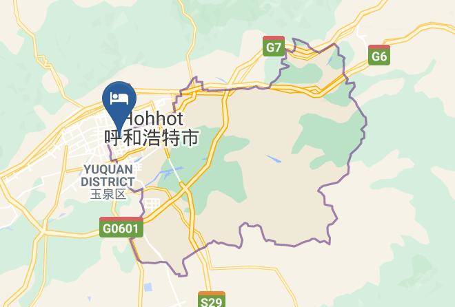 Bai Jia Li Hotel Hohhot Map