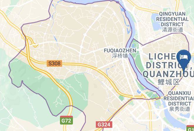 Quanzhou - Bai Jian Hotel Maps