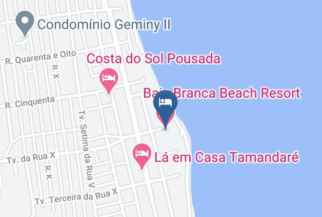 Tamandare - Baia Branca Beach Resort Maps