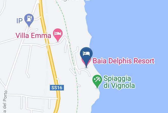 Baia Delphis Resort Map