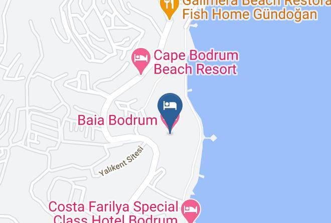 Bodrum - Baia Bodrum Hotel Maps
